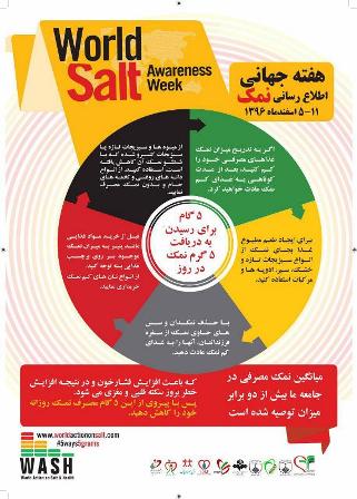 برگزاری هفته جهانی اطلاع رسانی مصرف نمک