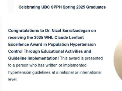 Celebrating UBCSPPH Spring 2025 Graduates